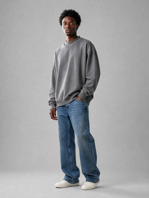 Worn-In Oversized Sweatshirt Grey
