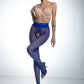Amour Hip Gloss Very Peri Open Crotch Pantyhose 20 DEN