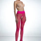 Amour Hip Lace 30 DEN Viva Magenta Open Crotch Hipster Tights