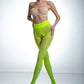 Amour Hip Lace 30 DEN Yellow Open Crotch Hipster Tights
