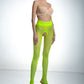 Amour Hip Lace 30 DEN Yellow Open Crotch Hipster Tights