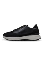 Hugo Boss men's Jace Runn shoes in black, stylish athletic footwear with sleek design and breathable fabric for active wear.