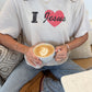 I Love Jesus Cropped Women's Tee