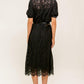 TIMID TO TENACIOUS WOVEN LACE SHIRT DRESS
