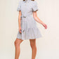 ADORABLE PRESENCE WOVEN MINI DRESS