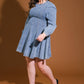 YOUR SWEETIE DENIM MINI DRESS