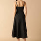 WHISPERING PINES WOVEN MIDI DRESS