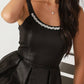 FLUTTERING FIELDS WOVEN MIDI DRESS
