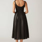 FLUTTERING FIELDS WOVEN MIDI DRESS