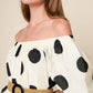 HUMMINGBIRD'S HAVEN OFF WHITE WOVEN MIDI DRESS