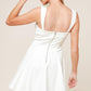 LAST YOUR CHANCE DENIM WOVEN MINI DRESS