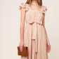 FROLIC THROUGH FIELDS WOVEN MIDI DRESS