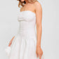 TWILIGHT WISH WOVEN TWILL MINI DRESS