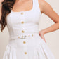 ALYSSA WOVEN MINI DRESS