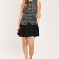 MODERN ICON TWEED WOVEN MINI DRESS