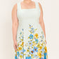 Off-white woven midi dress from Flying Tomato's Dreaming of the Coast collection, featuring a flowing, stylish design.