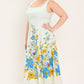 Off-white woven midi dress from Flying Tomato's Dreaming of the Coast collection, featuring a relaxed, flowing design perfect for summer.