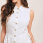 HEART OF WHITE WOVEN MIDI DRESS