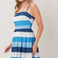 SHORELINE SWEET WOVEN EYELET MINI DRESS