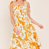 TROPICALLY YOURS WOVEN MAXI DRESS - YELLOW