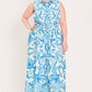 BLUE CHATEAU WOVEN MAXI DRESS