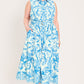 BLUE CHATEAU WOVEN MAXI DRESS