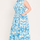 BLUE CHATEAU WOVEN MAXI DRESS