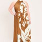 MOCHA SERENITY WOVEN MAXI DRESS