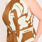MOCHA SERENITY WOVEN MAXI DRESS