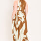 MOCHA SERENITY WOVEN MAXI DRESS