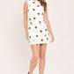 SUGAR SPOT SWEETHEART WOVEN MINI DRESS