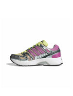 Womens Adidas Adistar Control 5 running shoes in lilac, side view showcasing the sneaker's design and color.