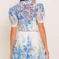 SUNSET SAIL WOVEN MINI FULL SKIRT