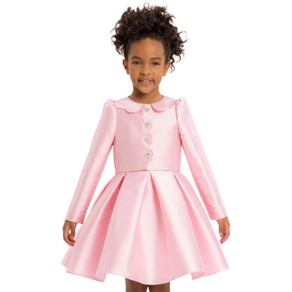 Majestic Satin Girls Formal Dress-0