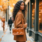 THE ZENOBIA WOVEN CLUTCH