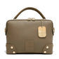 Leather petite Grandmère trunk bag by thebagicon, featuring a compact handbag and wallet with a vintage-inspired design.