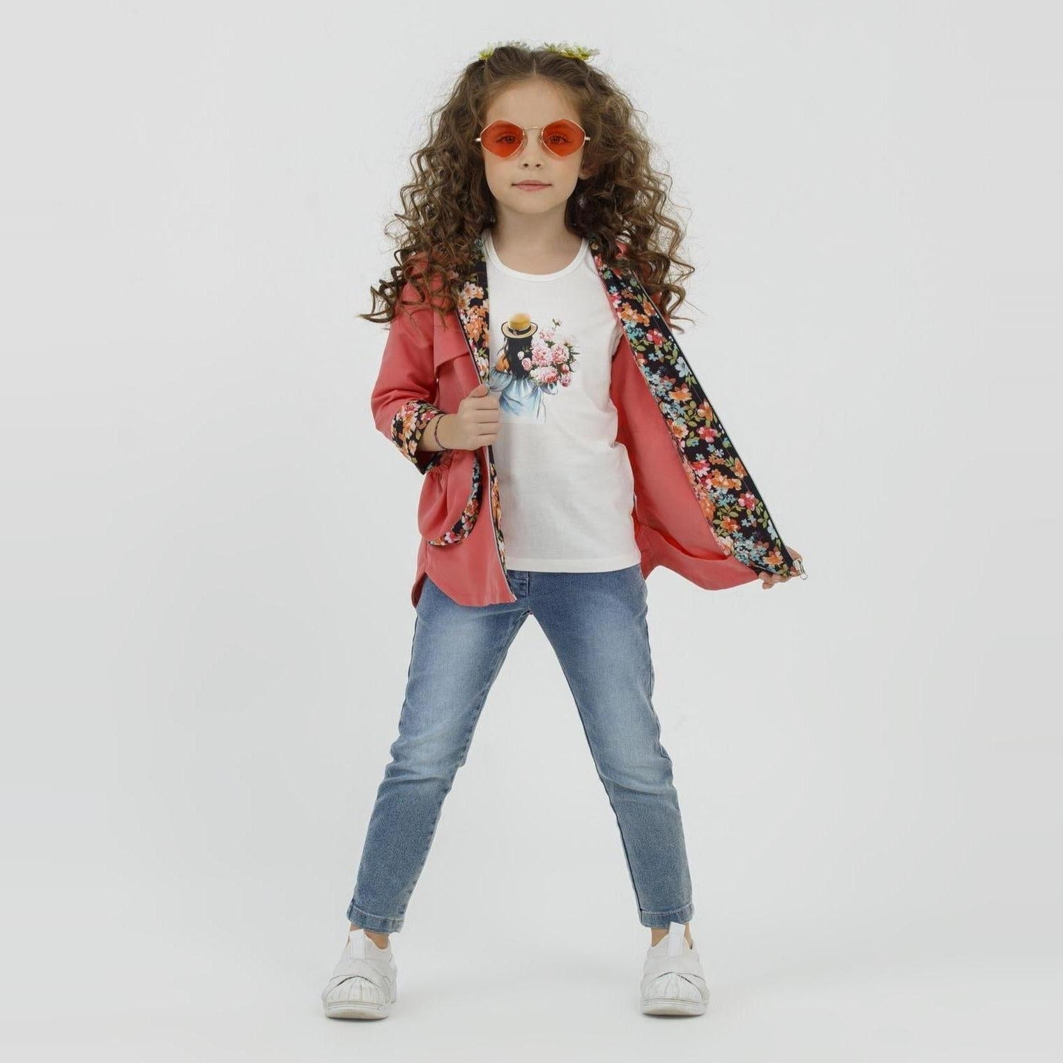 Spring Bloom Girls Casual Set - Farnelli