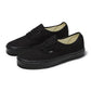 Denim Exchange Vans Men's Authentic Triple Black sneakers, low-top canvas shoes with black rubber sole