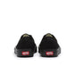 Denim Exchange men's Vans Authentic sneakers in triple black, low-top canvas design with white sole