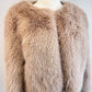 Brown Faux Fur Bridal Jacket (Anna Brw07)
