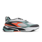 Grey and violet Puma RS-Fast Heat men's sneakers featuring a sleek design and sporty style.