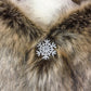 Brown Flower Girl / Junior Bridesmaid Fur Shawl (Kid Brw03)