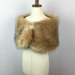 Brown Flower Girl / Junior Bridesmaid Fur Shawl (Kid LBrw03)