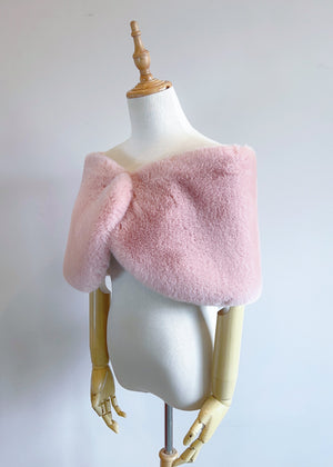Pink Fur Wrap (Serena Pin05)