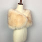 Champagne Flower Girl / Junior Bridesmaid Fur Shawl (Kid Cha03)
