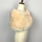 Champagne Flower Girl / Junior Bridesmaid Fur Shawl (Kid Cha03)