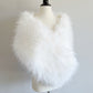 White Bridal Fur Shawl (Lilian PWht02)