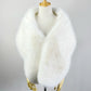 Light Ivory Faux Fur Shawl with Hooks & Eyes (Lilian Ivy07)