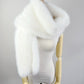 Ivory Bridal Faux Fur Shawl (Lilian Ivy07)