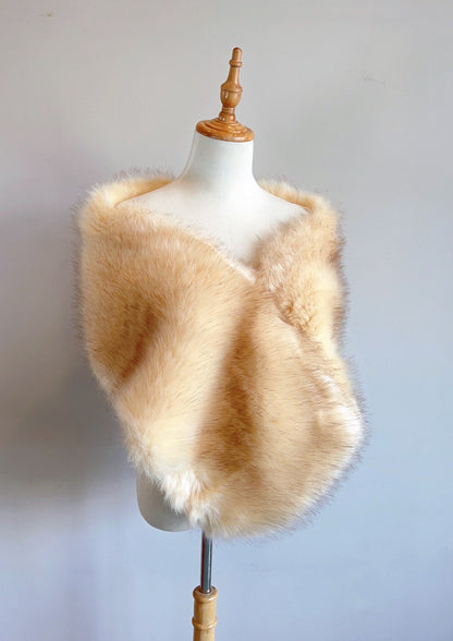 Champagne Fur Shawl (Lilian Cha03)